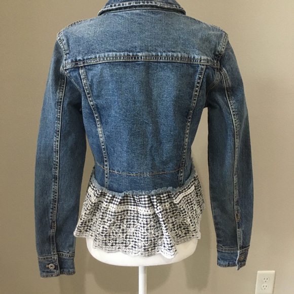 Anthropologie Pilcro eyelet denim jacket - Picture 6 of 7